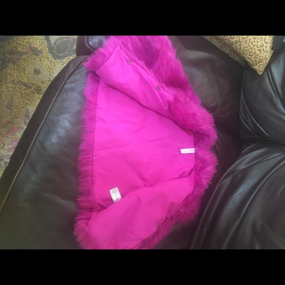 Xhilaration Faux Fur Jacket Sz 6/6x NWOT - Picture 5 of 5